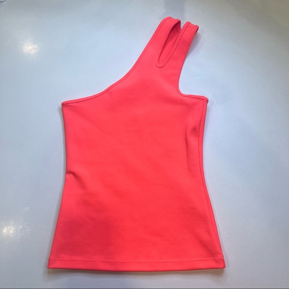 NWT Sleek Rib Asymmetric Tank Top by T BY ALEXANDER WANG - Picture 4 of 5